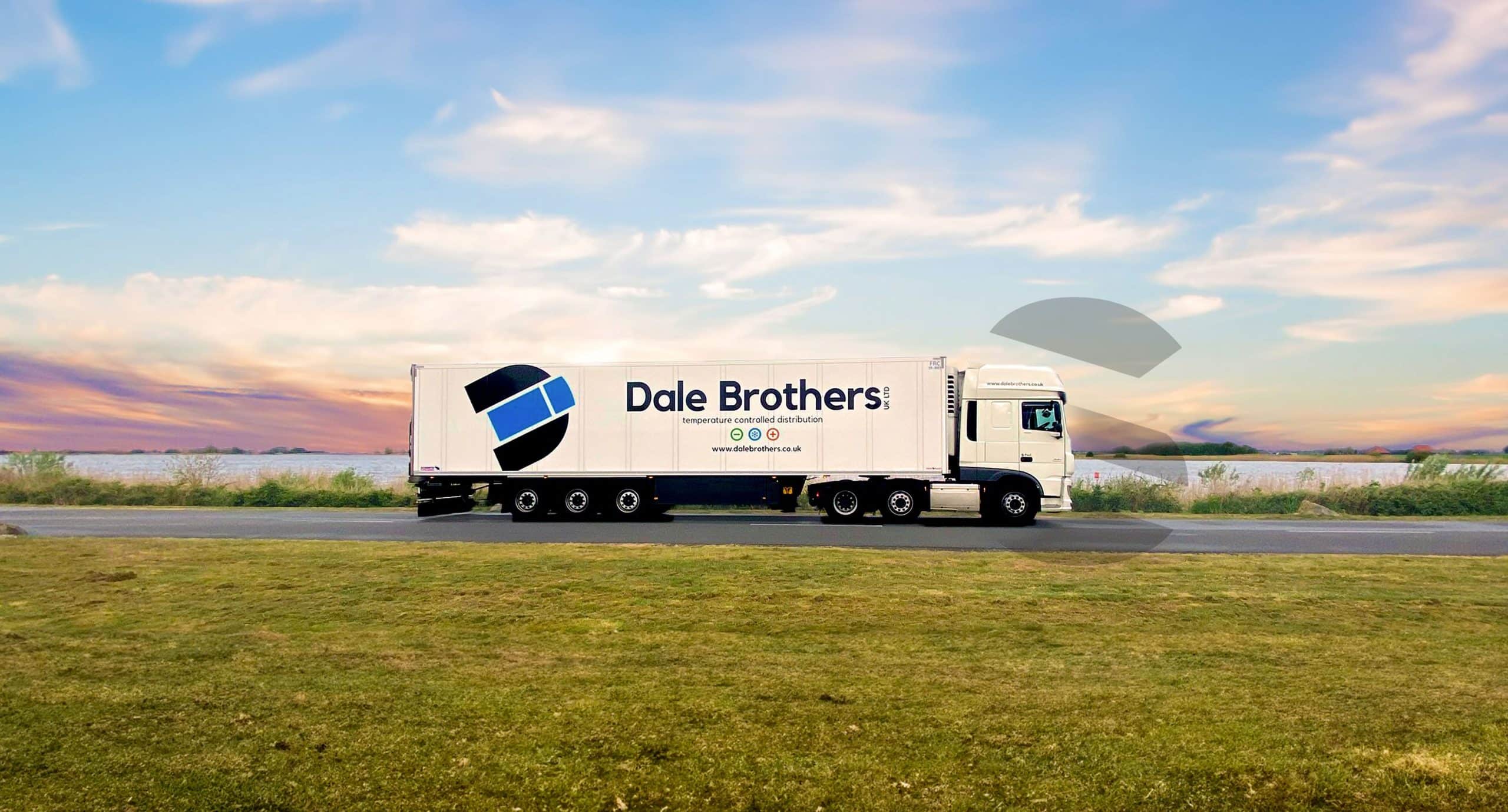 lorry branded and wrapped dale brothers